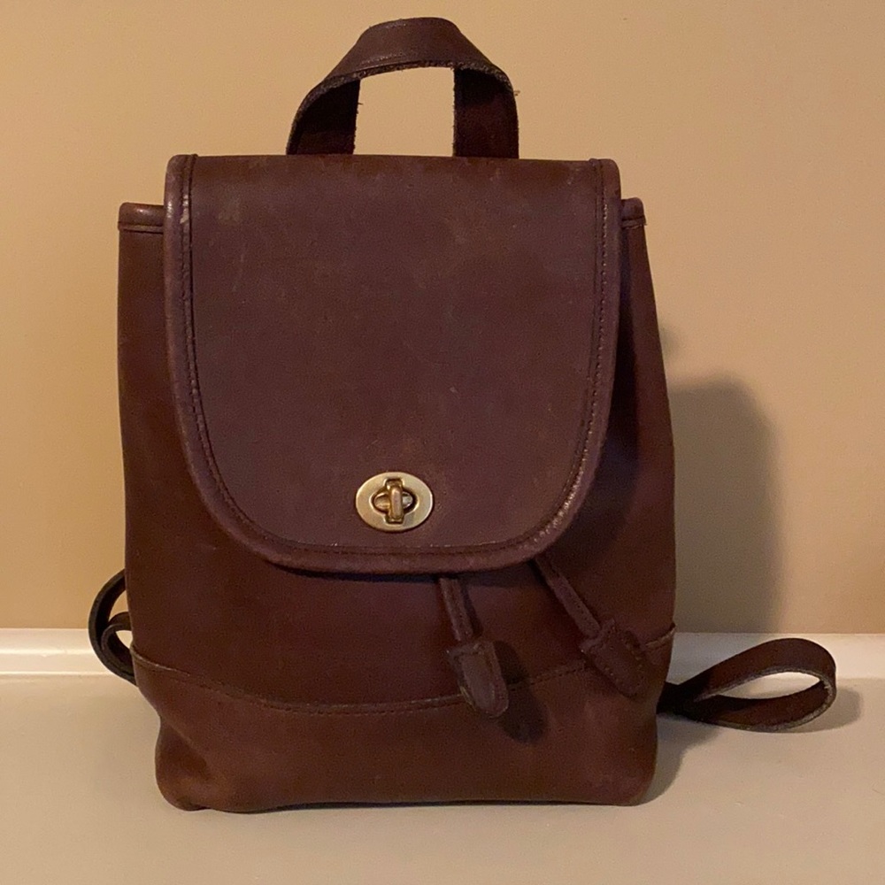 Coach retro mini backpack